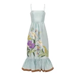 Alemais Alfie Midi Dress  Sustainable Dresses with Alemais print -  Luxury Handbags Australian Designer