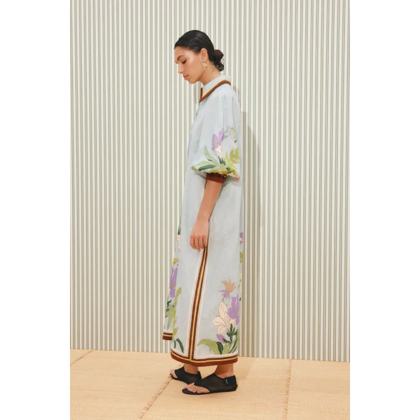 Alemais Alfie Shirtdress  Sustainable Dresses with Alemais print -  Luxury Handbags Australian Designer