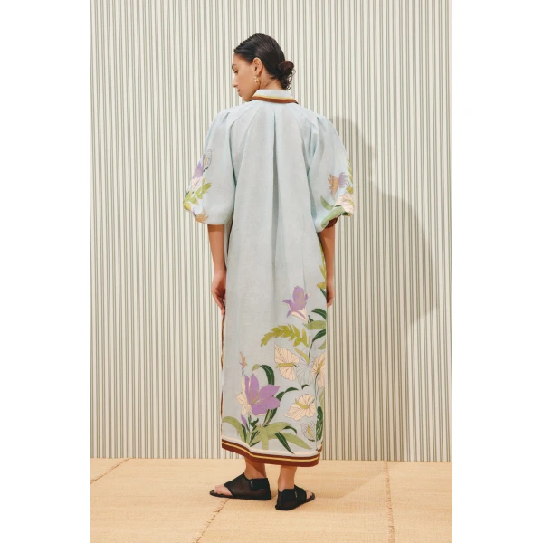 Alemais Alfie Shirtdress  Sustainable Dresses with Alemais print -  Luxury Handbags Australian Designer