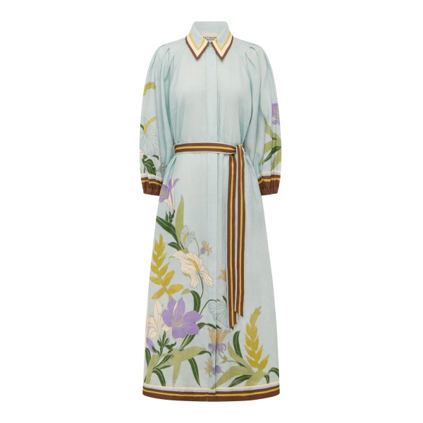 Alemais Alfie Shirtdress  Sustainable Dresses with Alemais print -  Luxury Handbags Australian Designer