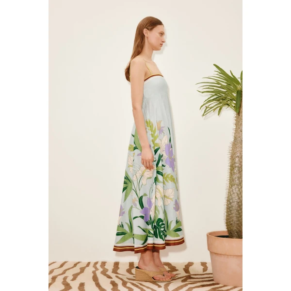 Alemais Alfie Sundress  Sustainable Dresses with Alemais print -  Luxury Handbags Australian Designer