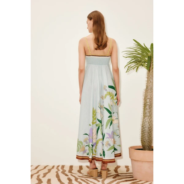 Alemais Alfie Sundress  Sustainable Dresses with Alemais print -  Luxury Handbags Australian Designer