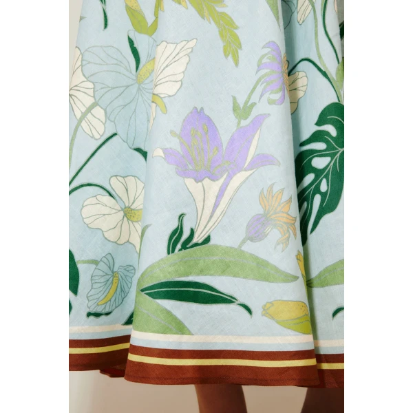 Alemais Alfie Sundress  Sustainable Dresses with Alemais print -  Luxury Handbags Australian Designer