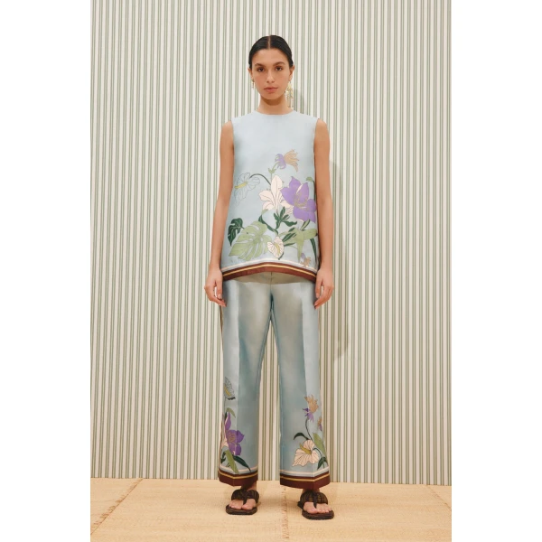 Alemais Alfie Top  Sustainable Tops with Alemais print -  Luxury Handbags Australian Designer