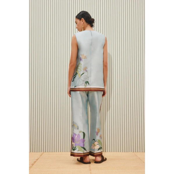 Alemais Alfie Top  Sustainable Tops with Alemais print -  Luxury Handbags Australian Designer