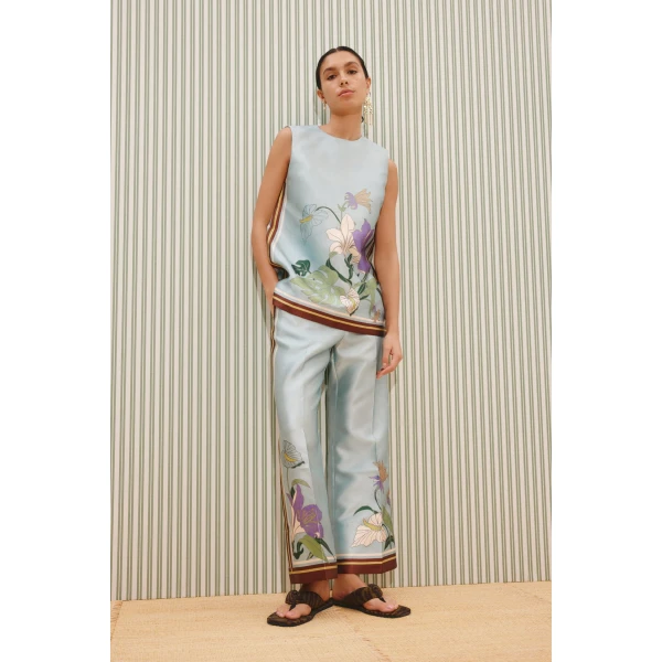 Alemais Alfie Top  Sustainable Tops with Alemais print -  Luxury Handbags Australian Designer