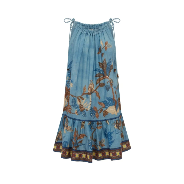 Alemais Georgie Mini Dress  Sustainable Dresses with Alemais print -  Luxury Handbags Australian Designer