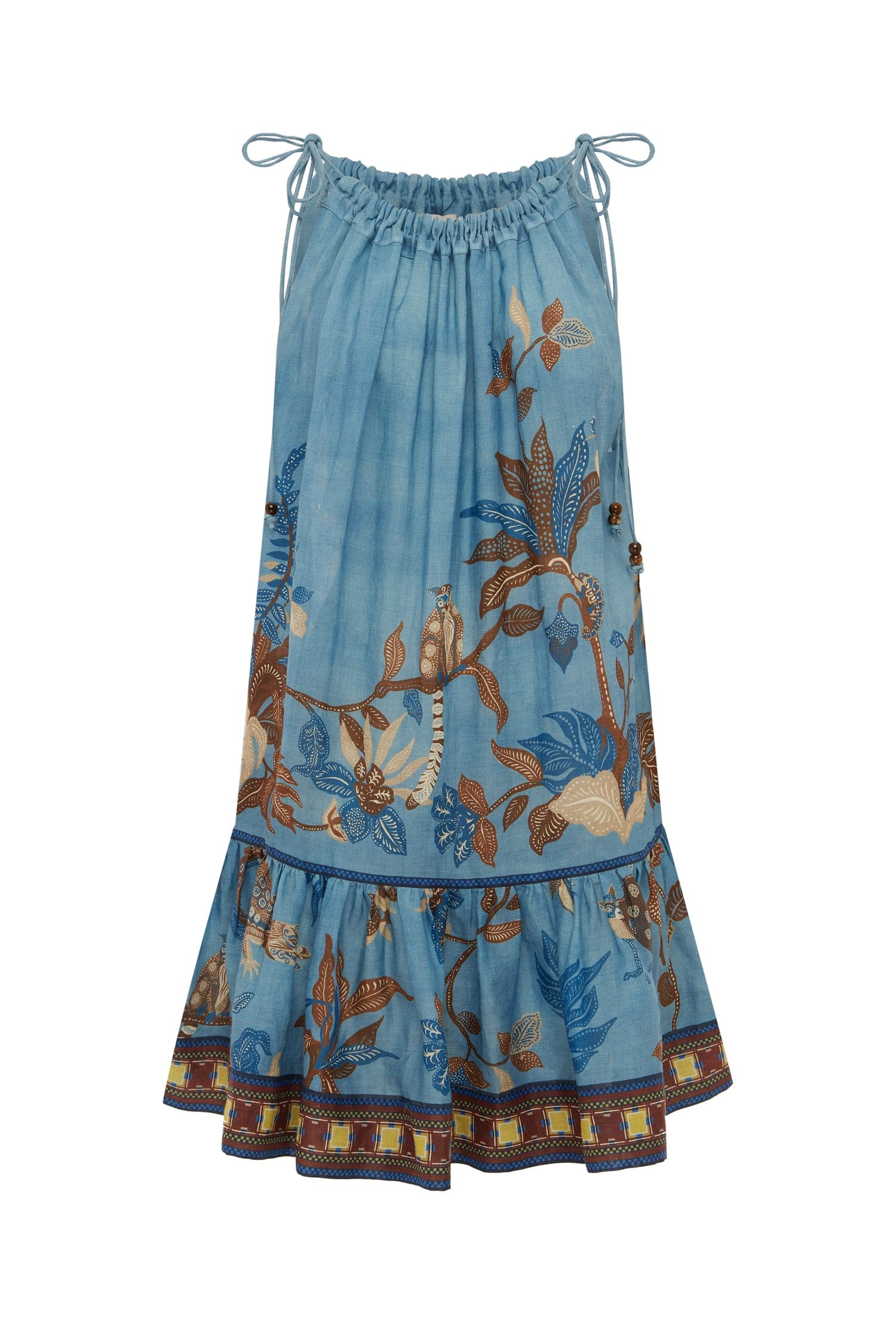 Alemais Georgie Mini Dress  Sustainable Dresses with Alemais print -  Luxury Handbags Australian Designer