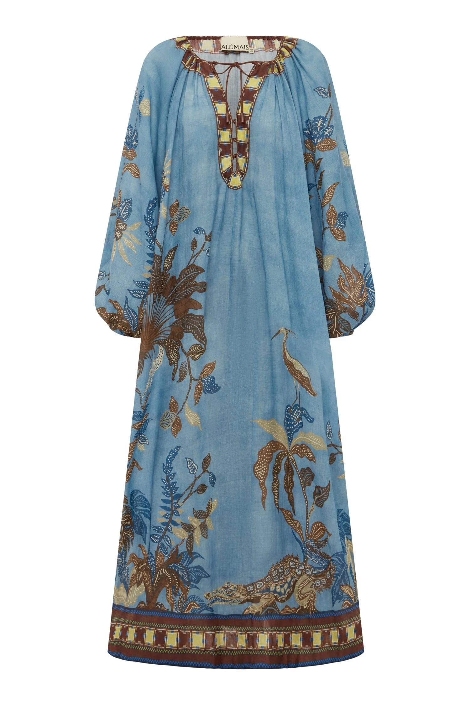 Georgie Pool Dress by Alemais - Dresses Alemais Georgie Pool Dress Sustainable Dresses with Alemais print - Luxury Handbags Australian Designer