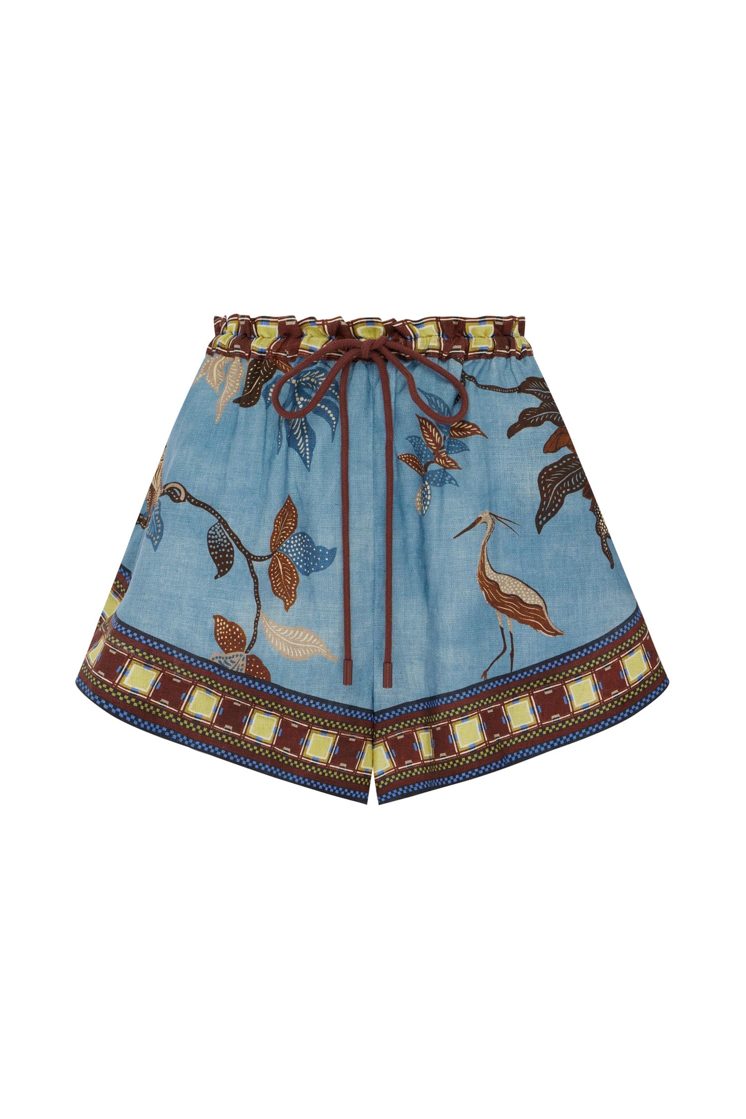 Alemais Georgie Short  Sustainable Shorts with Alemais print -  Luxury Handbags Australian Designer