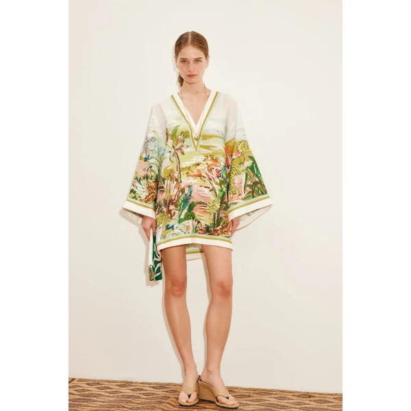 Alemais Jungle Boogie Mini Dress  Sustainable Dresses with Alemais print -  Luxury Handbags Australian Designer
