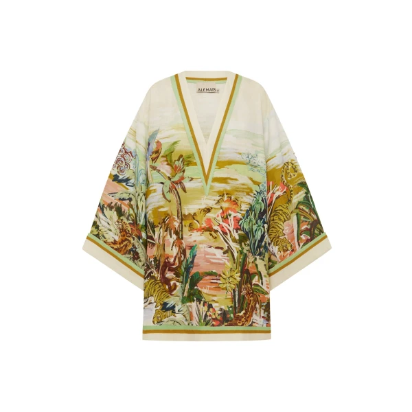 Alemais Jungle Boogie Mini Dress  Sustainable Dresses with Alemais print -  Luxury Handbags Australian Designer