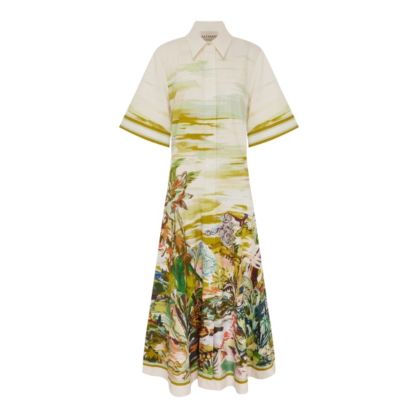 Alemais Jungle Boogie Shirtdress  Sustainable Dresses with Alemais print -  Luxury Handbags Australian Designer