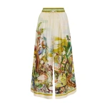Alemais Jungle Boogie Silk Culotte  Sustainable Pants with Alemais print -  Luxury Handbags Australian Designer