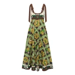 Alemais Liana Ballet Sundress  Sustainable Dresses with Alemais print -  Luxury Handbags Australian Designer