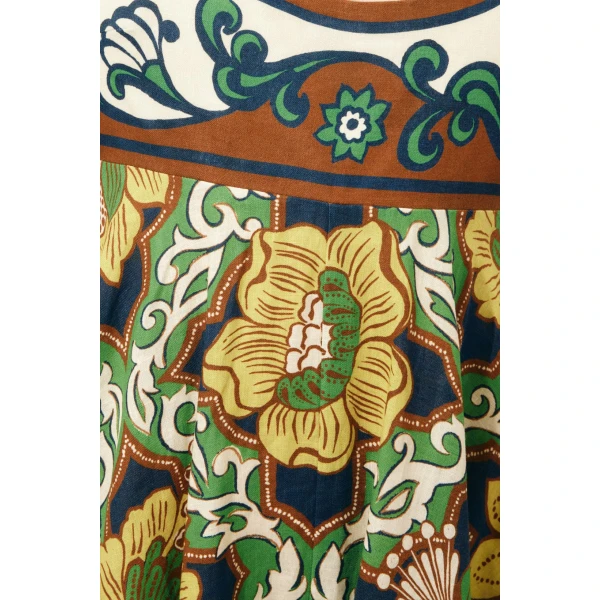 Alemais Liana Ballet Sundress  Sustainable Dresses with Alemais print -  Luxury Handbags Australian Designer