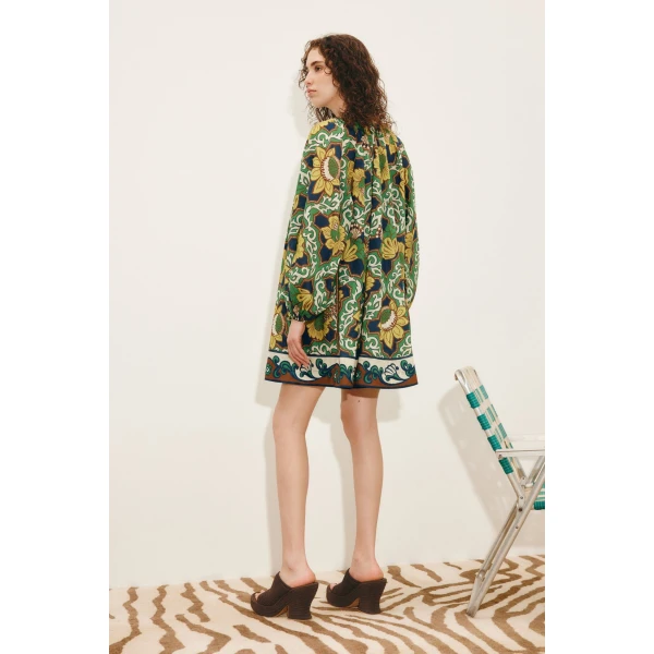 Alemais Liana Mini Dress  Sustainable Dresses with Alemais print -  Luxury Handbags Australian Designer