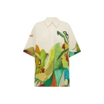 Alemais Mokshini Shirt  Sustainable Tops with Alemais print -  Luxury Handbags Australian Designer