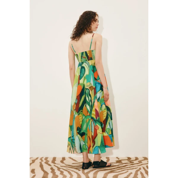 Alemais Mokshini Sundress  Sustainable Dresses with Alemais print -  Luxury Handbags Australian Designer