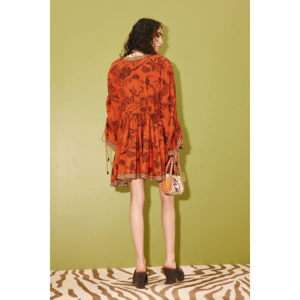 Alemais Monkey Dance Mini Dress  Sustainable Dresses with Alemais print -  Luxury Handbags Australian Designer