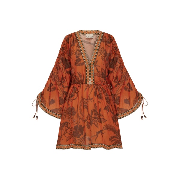 Alemais Monkey Dance Mini Dress  Sustainable Dresses with Alemais print -  Luxury Handbags Australian Designer