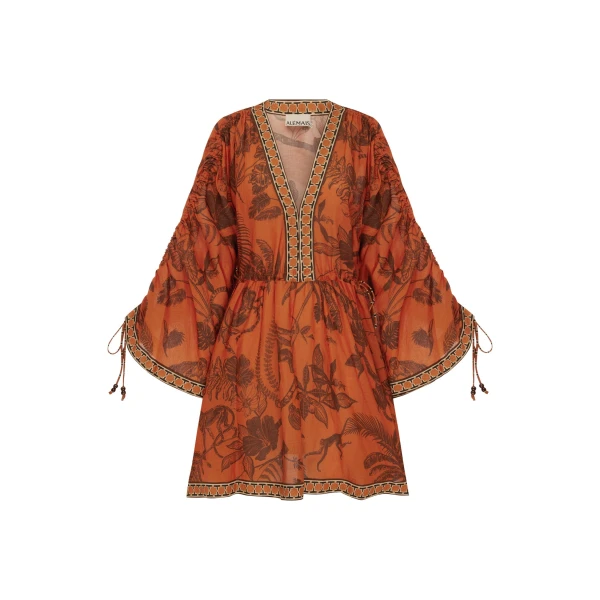 Alemais Monkey Dance Mini Dress  Sustainable Dresses with Alemais print -  Luxury Handbags Australian Designer