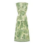 Alemais Sara Midi Dress  Sustainable Dresses with Alemais print -  Luxury Handbags Australian Designer