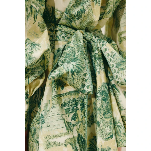 Alemais Sara Mini Dress  Sustainable Dresses with Alemais print -  Luxury Handbags Australian Designer