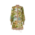 Alemais Toucan Tango Mini Dress  Sustainable Dresses with Alemais print -  Luxury Handbags Australian Designer