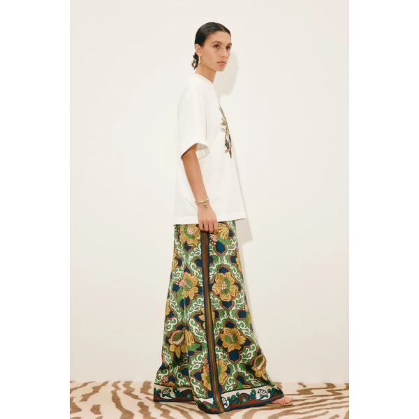 Alemais Toucan Tango Tee  Sustainable Tops with Alemais print -  Luxury Handbags Australian Designer