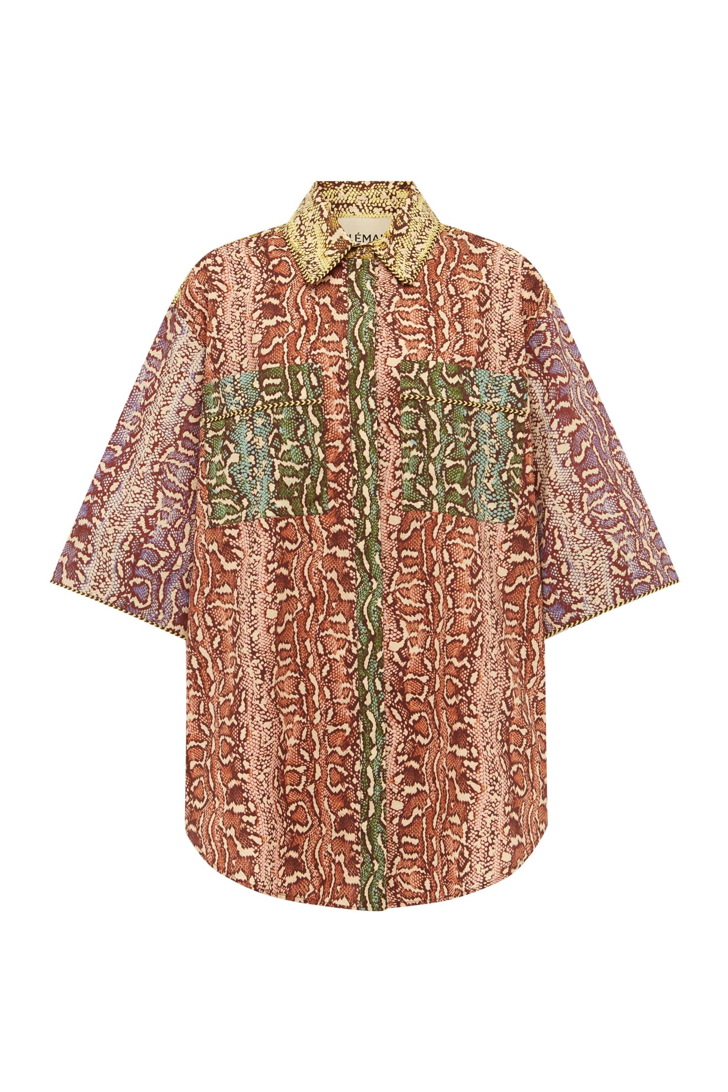 Alemais Varna Shirt  Sustainable Tops with Alemais print -  Luxury Handbags Australian Designer