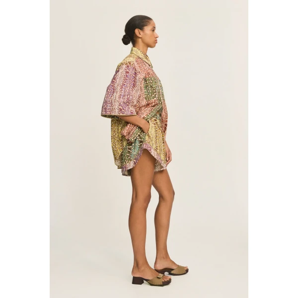 Alemais Varna Short  Sustainable Shorts with Alemais print -  Luxury Handbags Australian Designer