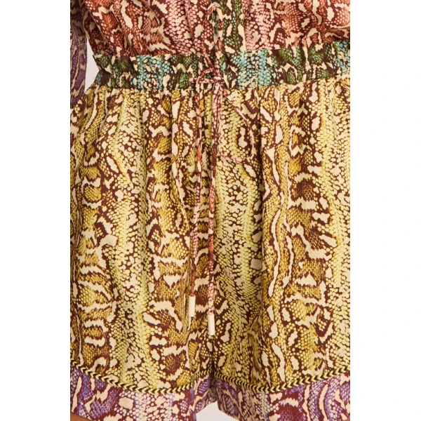 Alemais Varna Short  Sustainable Shorts with Alemais print -  Luxury Handbags Australian Designer