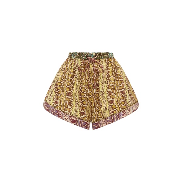 Alemais Varna Short  Sustainable Shorts with Alemais print -  Luxury Handbags Australian Designer