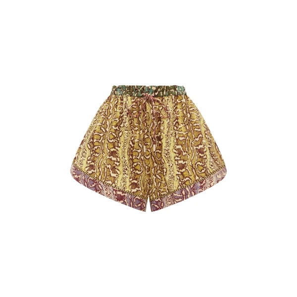 Alemais Varna Short  Sustainable Shorts with Alemais print -  Luxury Handbags Australian Designer