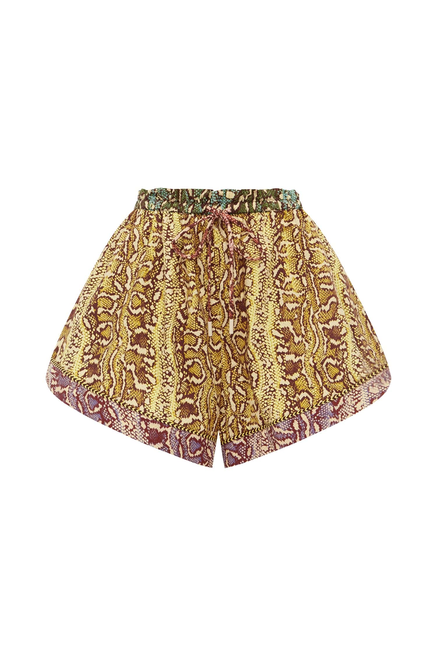 Alemais Varna Short  Sustainable Shorts with Alemais print -  Luxury Handbags Australian Designer