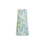 Oscar de la Renta Allium Cotton Poplin Sleeveless Shift Dress - Oscar de la Renta Dresses - American Couture - Shop at Luxury Shoes 