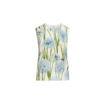 Oscar de la Renta Allium Printed Tank - Oscar de la Renta Tops - American Couture - Shop at Luxury Shoes 