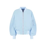 The Attico 'Anja'' Baby Blue Bomber - The Attico Jackets - Designed by Gilda Ambrosio & Giorgia Tordini - Shop at Luxury Shoes 