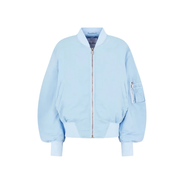 The Attico 'Anja'' Baby Blue Bomber - The Attico Jackets - Designed by Gilda Ambrosio & Giorgia Tordini - Shop at Luxury Shoes 