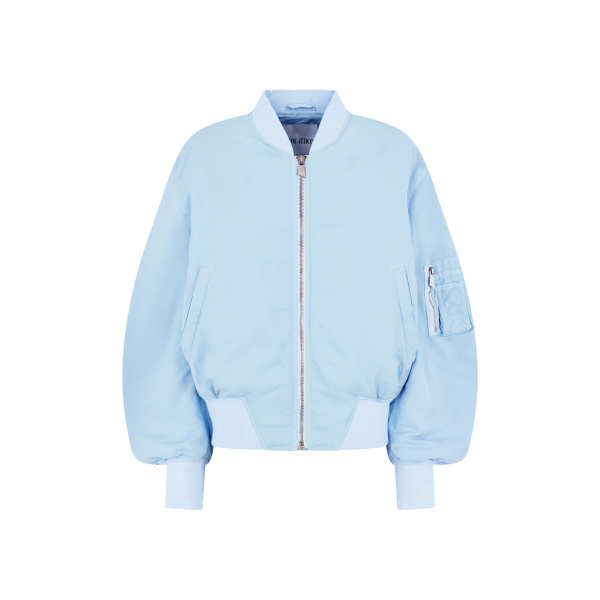 The Attico 'Anja'' Baby Blue Bomber - The Attico Jackets - Designed by Gilda Ambrosio & Giorgia Tordini - Shop at Luxury Shoes 