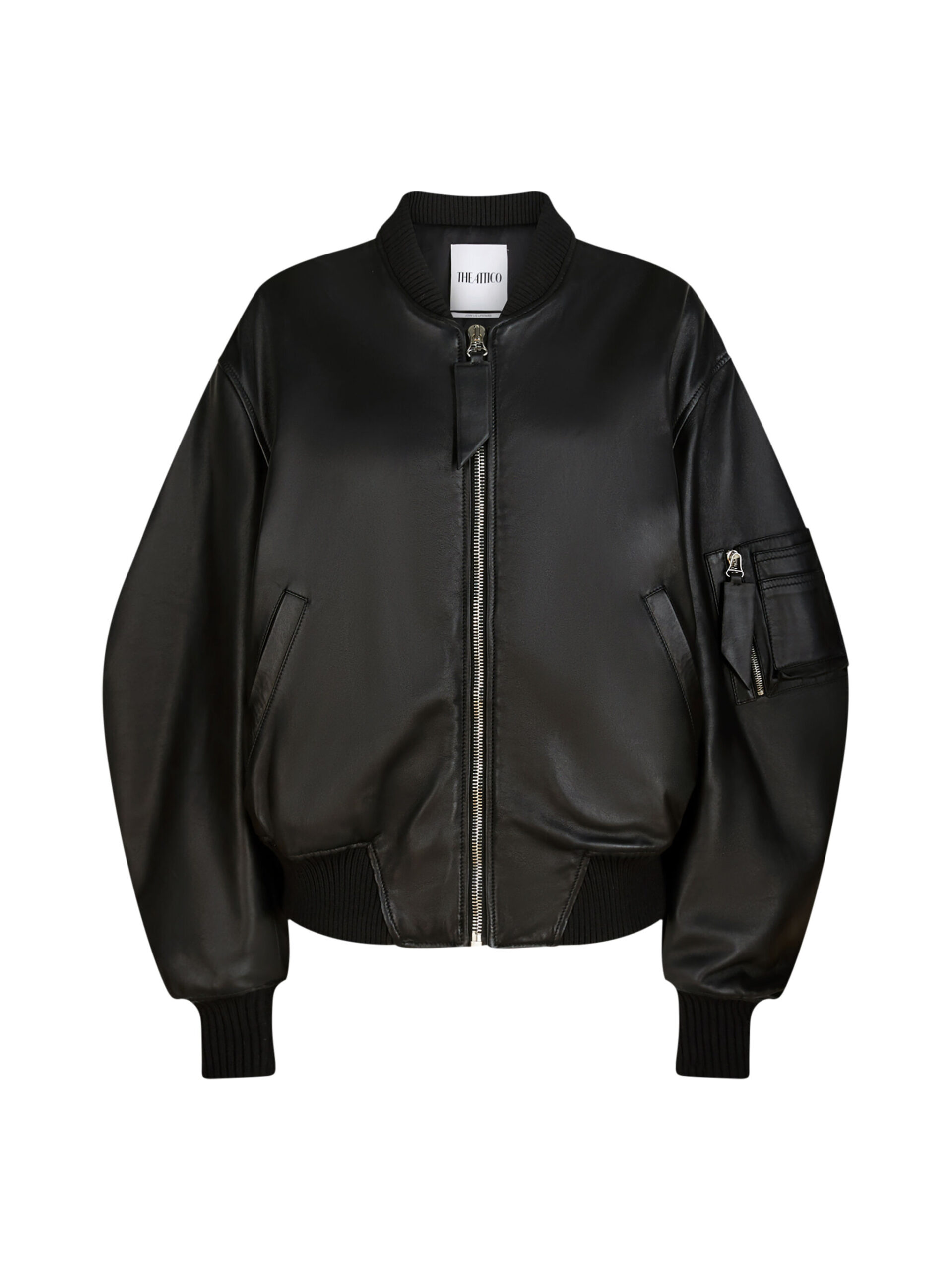 The Attico 'Anja'' Black Bomber - The Attico Jackets - Designed by Gilda Ambrosio & Giorgia Tordini - Shop at Luxury Shoes The Attico 'Anja'' Black Bomber - The Attico Jackets - Designed by Gilda Ambrosio & Giorgia Tordini - Shop at Luxury Shoes
