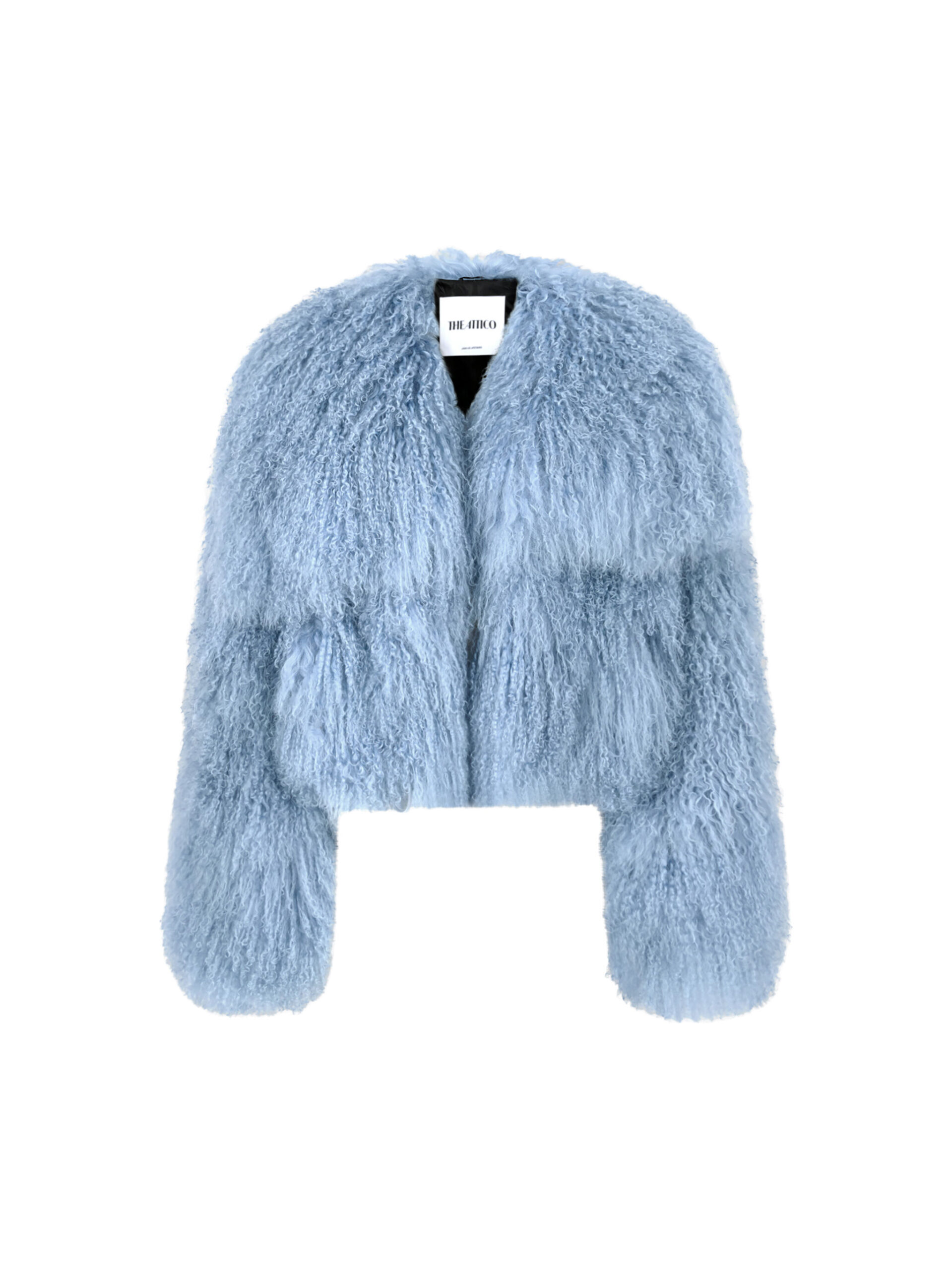 The Attico Baby Blue Bomber - The Attico Jackets - Designed by Gilda Ambrosio & Giorgia Tordini - Shop at Luxury Shoes The Attico Baby Blue Bomber - The Attico Jackets - Designed by Gilda Ambrosio & Giorgia Tordini - Shop at Luxury Shoes