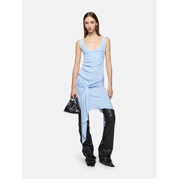 The Attico Baby Blue Mini Dress - The Attico Dresses - Designed by Gilda Ambrosio & Giorgia Tordini - Shop at Luxury Shoes 