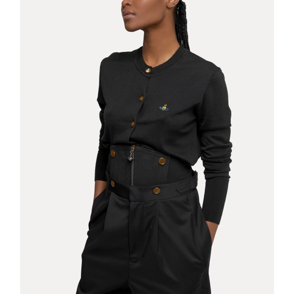 Vivienne Westwood Bea Cardigan - Vivienne Westwood Knitwear - Punk Luxury - Shop at Luxury Shoes 