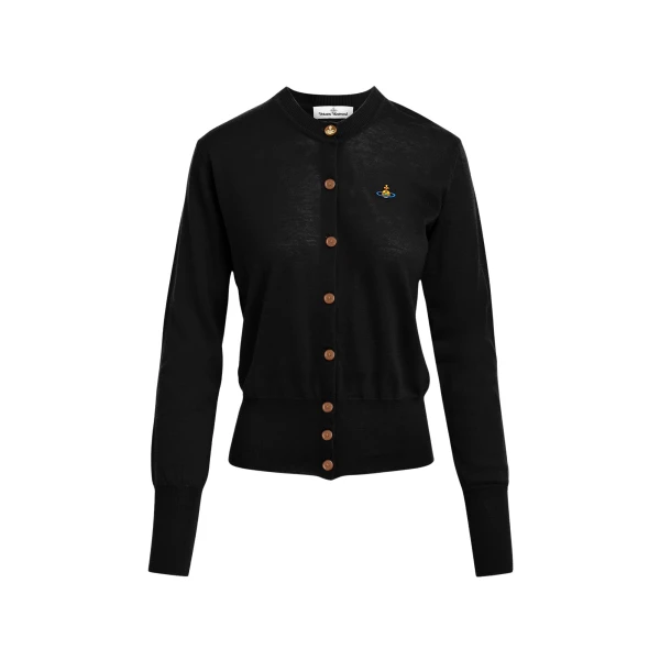 Vivienne Westwood Bea Cardigan - Vivienne Westwood Knitwear - Punk Luxury - Shop at Luxury Shoes 