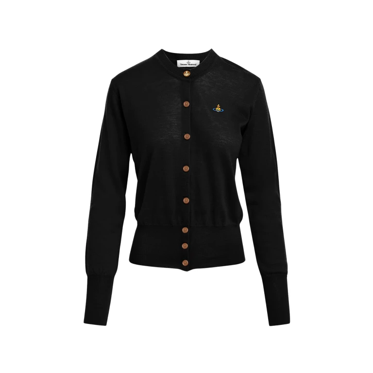 Vivienne Westwood Bea Cardigan - Vivienne Westwood Knitwear - Punk Luxury - Shop at Luxury Shoes 