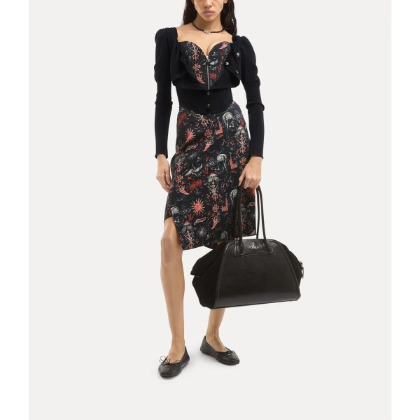 Vivienne Westwood Bea Corset Cardigan - Vivienne Westwood Knitwear - Punk Luxury - Shop at Luxury Shoes 