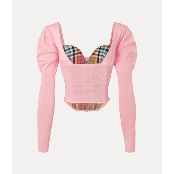 Vivienne Westwood Bea Corset Cardigan - Vivienne Westwood Knitwear - Punk Luxury - Shop at Luxury Shoes 