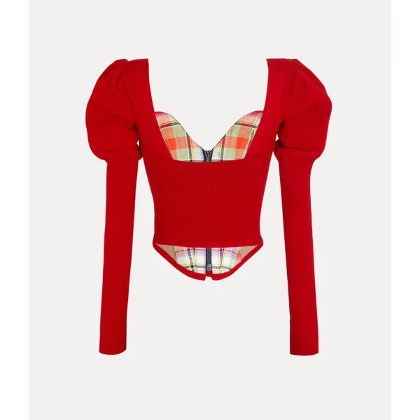 Vivienne Westwood Bea Corset Cardigan - Vivienne Westwood Knitwear - Punk Luxury - Shop at Luxury Shoes 